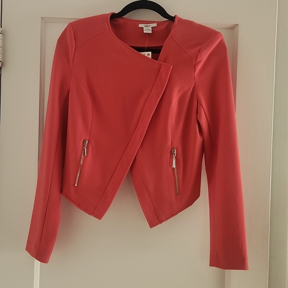 BAR III CROPPED MOTO  JACKET SIZE L - Picture 1 of 5